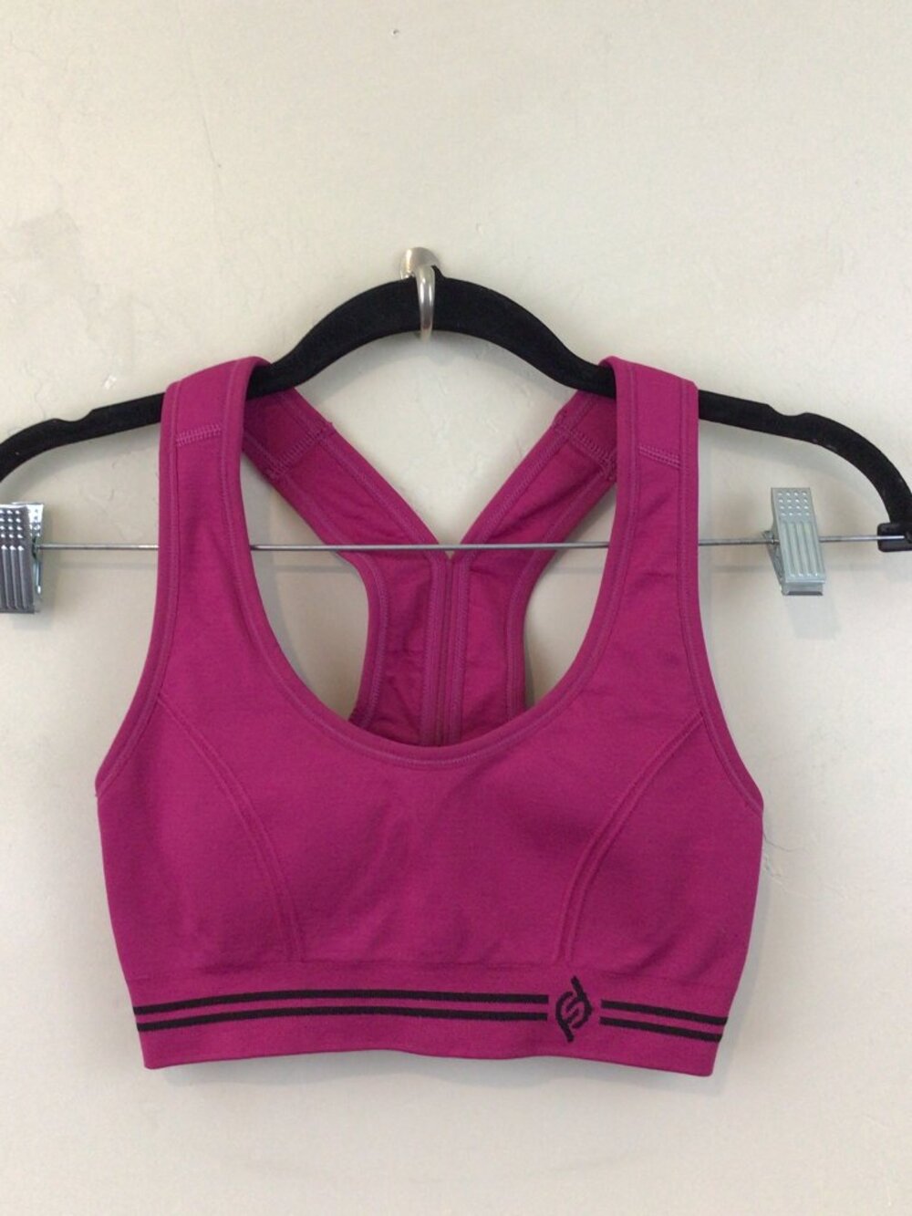 NWOT Feline Fuschia Pink Racerback Sports Bra